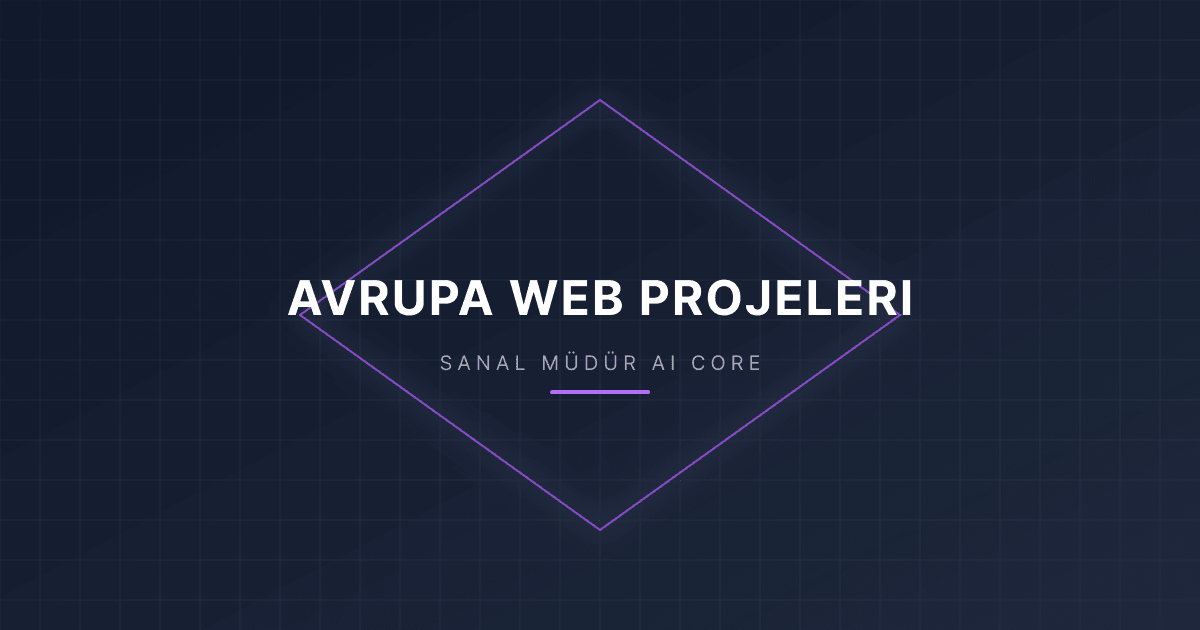 Almanya ve Avrupa İçin Web Projesi: Türkiye’den Uzaktan Teslim ve Özkan ULU ile Hız